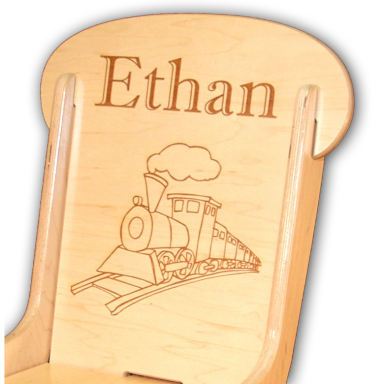 Child's Engraved Chair - Damhorst Toys & Puzzles Inc Store