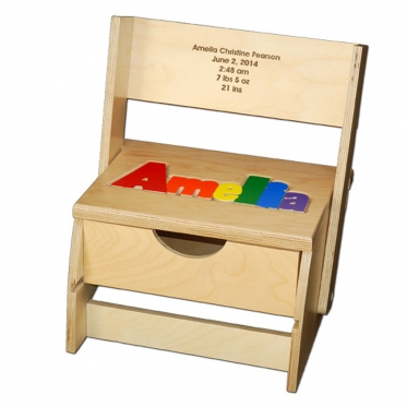 Step 'n Store Name Puzzle Stool - Damhorst Toys & Puzzles Inc Store