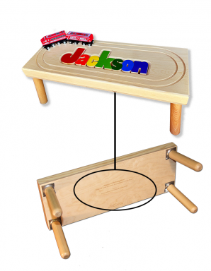 2 Car Locomotive Name Puzzle Stool - Damhorst Toys & Puzzles Inc Store