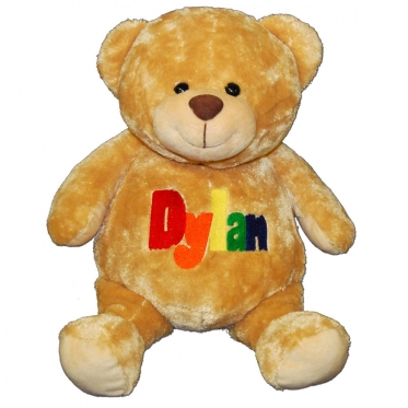 Name Stool and Brown Teddy Bear SAVE 10.00 Damhorst Toys