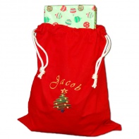 Christmas Tree Santa Bag