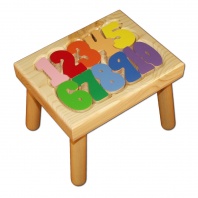 Number Puzzle Stool