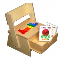 Step 'n Store Name Stool with Books