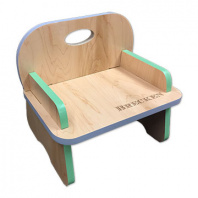 Kinder Chair Engrave Green/Grey Image