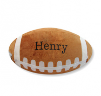 Personalized Embroidered Football Pillow