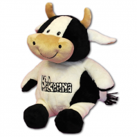 personalized stuffed cow