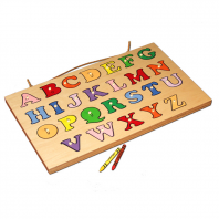 Uppercase Alphabet Board Puzzle