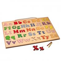 Upper & Lowercase Alphabet Board Puzzle