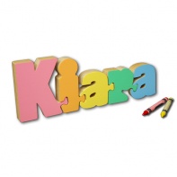 Name Train in Pastel Colors - $6.95 per letter