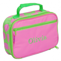 Pink &Green Personalized Lunch Tote