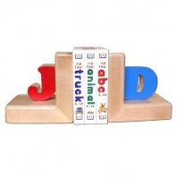 Personalized Bookends - Primary Colors